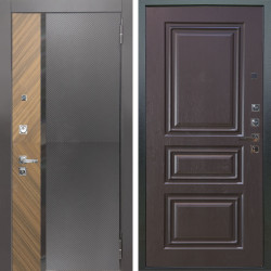 Входная дверь Аргус ЛЮКС 3К ПРО Фуриоса + Скиф Горький шоколад