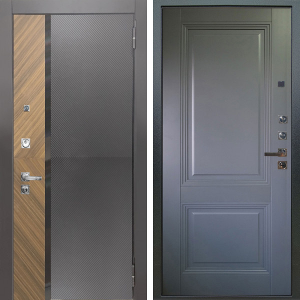 Входная дверь Аргус ЛЮКС 3К ПРО Фуриоса + Соло Антрацит