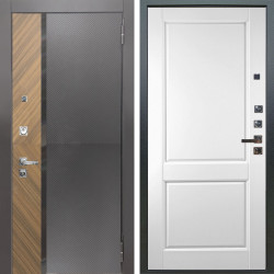 Входная дверь Аргус ЛЮКС 3К ПРО Фуриоса + Соренто Белая эмаль