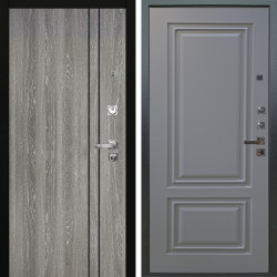 Входная дверь Аргус ЛЮКС 3К ПРО Гейджи Орех мраморный + Элион Силк маус