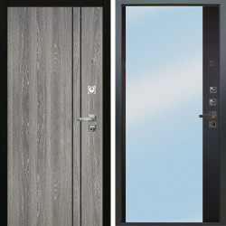 Входная дверь Аргус ЛЮКС 3К ПРО Гейджи Орех мраморный + Магнум Черный софт