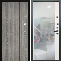 Входная дверь Аргус ЛЮКС 3К ПРО Гейджи Орех мраморный + Магнум Софт милк