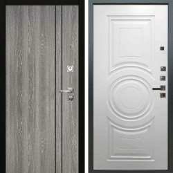 Входная дверь Аргус ЛЮКС 3К ПРО Гейджи Орех мраморный + Могадиш Софт милк