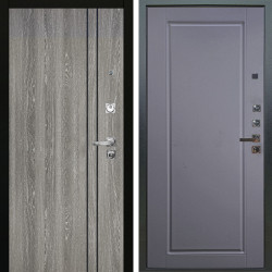 Входная дверь Аргус ЛЮКС 3К ПРО Гейджи Орех мраморный + Тревор Силк маус