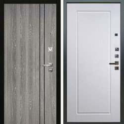 Входная дверь Аргус ЛЮКС 3К ПРО Гейджи Орех мраморный + Тревор Софт милк