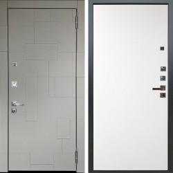 Входная дверь Аргус ЛЮКС 3К ПРО Корсо Силк флай + Элегант Софт милк