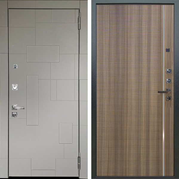 Входная дверь Аргус ЛЮКС 3К ПРО Корсо Силк флай + Гауда Керамика