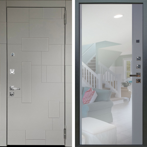 Входная дверь Аргус ЛЮКС 3К ПРО Корсо Силк флай + Магнум Силк маус