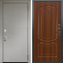 Входная дверь Аргус ЛЮКС 3К ПРО Корсо Силк флай + Мишель Дуб рустикальный