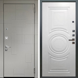 Входная дверь Аргус ЛЮКС 3К ПРО Корсо Силк флай + Могадиш Софт милк