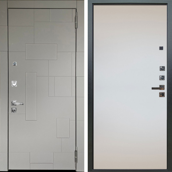 Входная дверь Аргус ЛЮКС 3К ПРО Корсо Силк флай + Под покраску