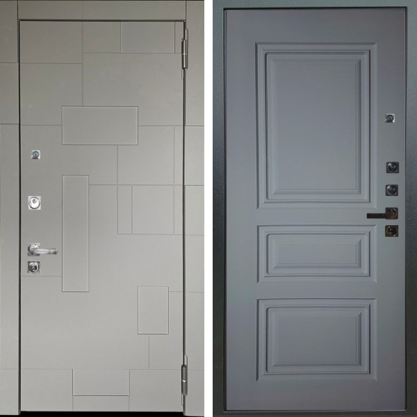 Входная дверь Аргус ЛЮКС 3К ПРО Корсо Силк флай + Скиф Силк маус