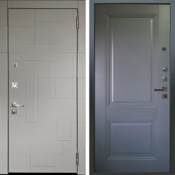 Входная дверь Аргус ЛЮКС 3К ПРО Корсо Силк флай + Соло Антрацит