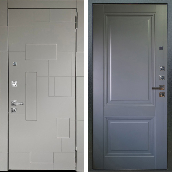 Входная дверь Аргус ЛЮКС 3К ПРО Корсо Силк флай + Соло Антрацит