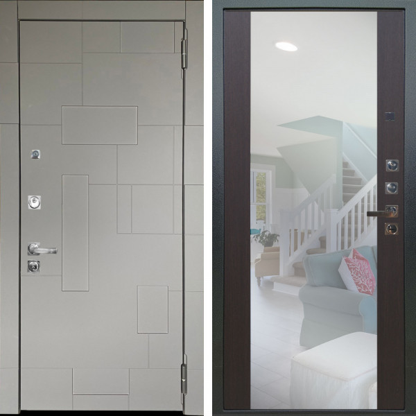 Входная дверь Аргус ЛЮКС 3К ПРО Корсо Силк флай + Вояж Венге