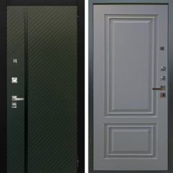 Входная дверь Аргус ЛЮКС 3К ПРО Ланцет Олива софт + Элион Силк маус