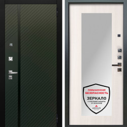 Входная дверь Аргус ЛЮКС 3К ПРО Ланцет Олива софт + Милли Ларче светлый