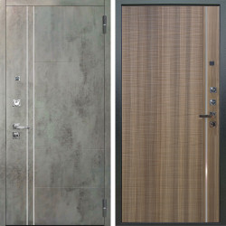 Входная дверь Аргус ЛЮКС 3К ПРО Лофт Темный бетон + Гауда Керамика