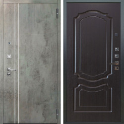 Входная дверь Аргус ЛЮКС 3К ПРО Лофт Темный бетон + Мишель Венге