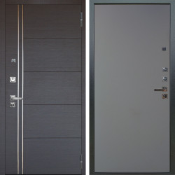 Входная дверь Аргус ЛЮКС 3К ПРО Лофт Венге горизонт + Элегант Силк маус