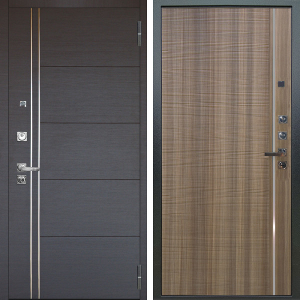 Входная дверь Аргус ЛЮКС 3К ПРО Лофт Венге горизонт + Гауда Керамика