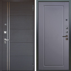 Входная дверь Аргус ЛЮКС 3К ПРО Лофт Венге горизонт + Тревор Силк маус