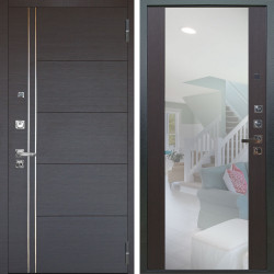 Входная дверь Аргус ЛЮКС 3К ПРО Лофт Венге горизонт + Вояж Венге