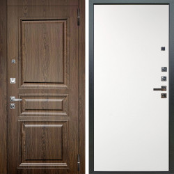 Входная дверь Аргус ЛЮКС 3К ПРО Магистр Дуб кантри + Элегант Софт милк