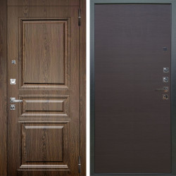 Входная дверь Аргус ЛЮКС 3К ПРО Магистр Дуб кантри + Элегант Венге горизонт