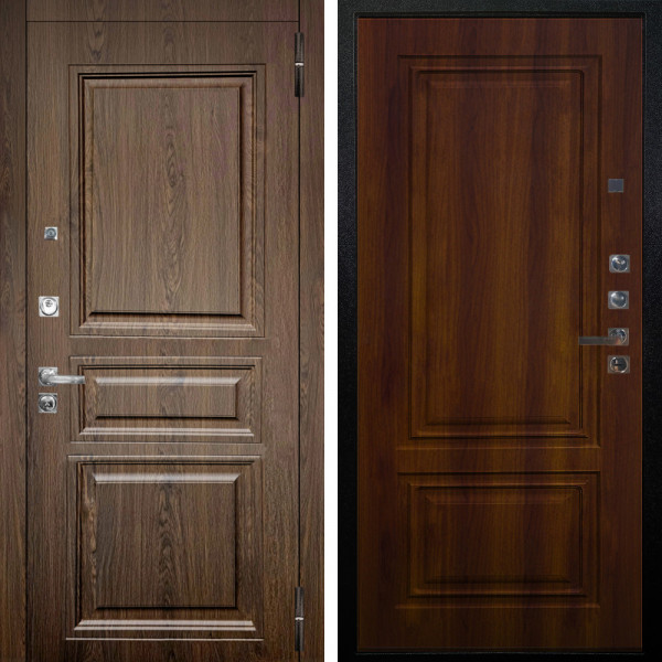 Входная дверь Аргус ЛЮКС 3К ПРО Магистр Дуб кантри + Элион Дуб рустикальный