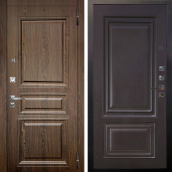 Входная дверь Аргус ЛЮКС 3К ПРО Магистр Дуб кантри + Элион Горький шоколад