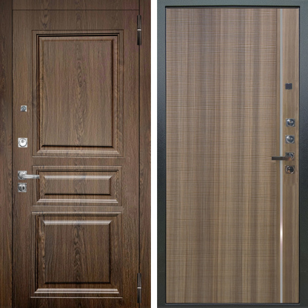 Входная дверь Аргус ЛЮКС 3К ПРО Магистр Дуб кантри + Гауда Керамика