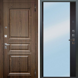 Входная дверь Аргус ЛЮКС 3К ПРО Магистр Дуб кантри + Магнум Черный софт