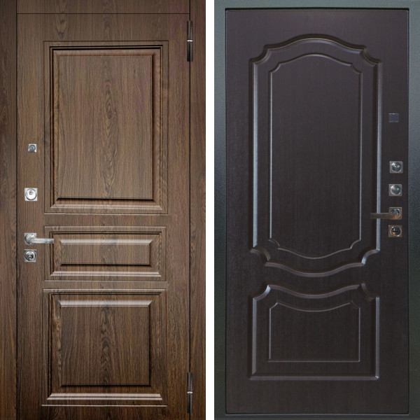 Входная дверь Аргус ЛЮКС 3К ПРО Магистр Дуб кантри + Мишель Венге