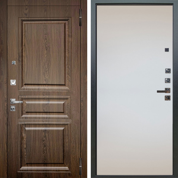 Входная дверь Аргус ЛЮКС 3К ПРО Магистр Дуб кантри + Под покраску