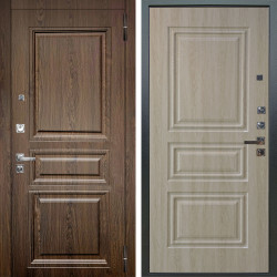 Входная дверь Аргус ЛЮКС 3К ПРО Магистр Дуб кантри + Скиф Дуб филадельфия крем