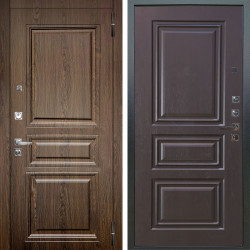 Входная дверь Аргус ЛЮКС 3К ПРО Магистр Дуб кантри + Скиф Горький шоколад