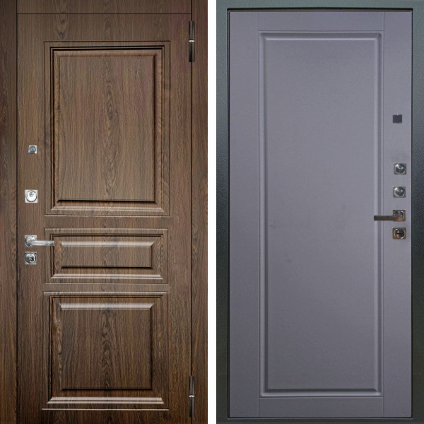 Входная дверь Аргус ЛЮКС 3К ПРО Магистр Дуб кантри + Тревор Силк маус