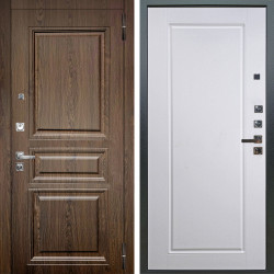 Входная дверь Аргус ЛЮКС 3К ПРО Магистр Дуб кантри + Тревор Софт милк