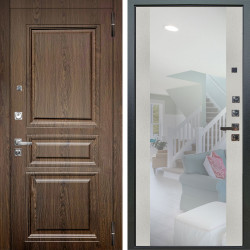 Входная дверь Аргус ЛЮКС 3К ПРО Магистр Дуб кантри + Вояж Белое дерево