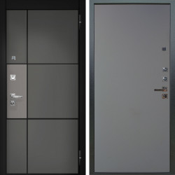 Входная дверь Аргус ЛЮКС 3К ПРО Мичиган Силк титан вставка силк муссон + Элегант Силк маус
