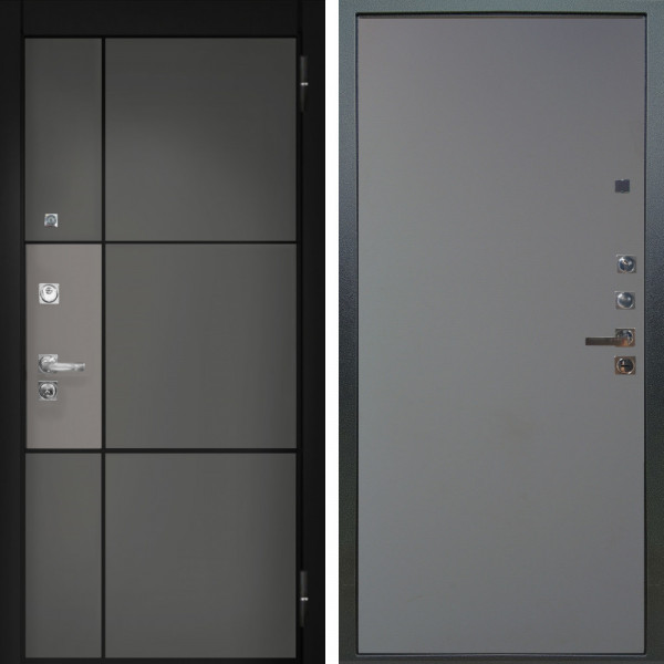 Входная дверь Аргус ЛЮКС 3К ПРО Мичиган Силк титан вставка силк муссон + Элегант Силк маус