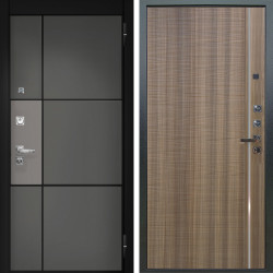 Входная дверь Аргус ЛЮКС 3К ПРО Мичиган Силк титан вставка силк муссон + Гауда Керамика
