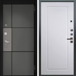 Входная дверь Аргус ЛЮКС 3К ПРО Мичиган Силк титан вставка силк муссон + Тревор Софт милк