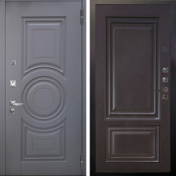 Входная дверь Аргус ЛЮКС 3К ПРО Могадиш Силк флай + Элион Горький шоколад