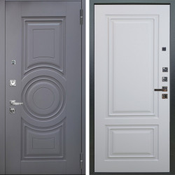 Входная дверь Аргус ЛЮКС 3К ПРО Могадиш Силк флай + Элион Софт милк