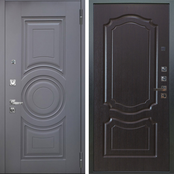 Входная дверь Аргус ЛЮКС 3К ПРО Могадиш Силк флай + Мишель Венге