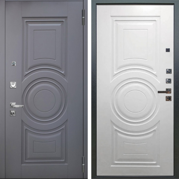 Входная дверь Аргус ЛЮКС 3К ПРО Могадиш Силк флай + Могадиш Софт милк