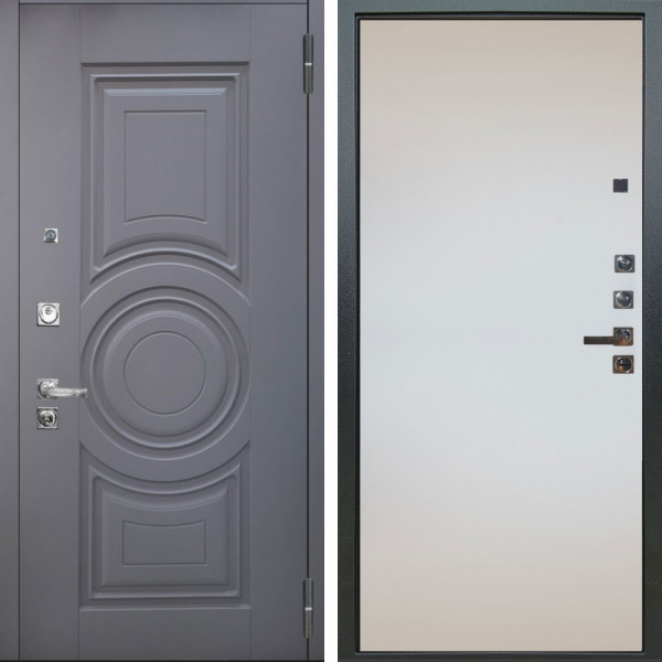 Входная дверь Аргус ЛЮКС 3К ПРО Могадиш Силк флай + Под покраску