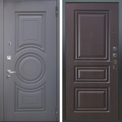 Входная дверь Аргус ЛЮКС 3К ПРО Могадиш Силк флай + Скиф Горький шоколад